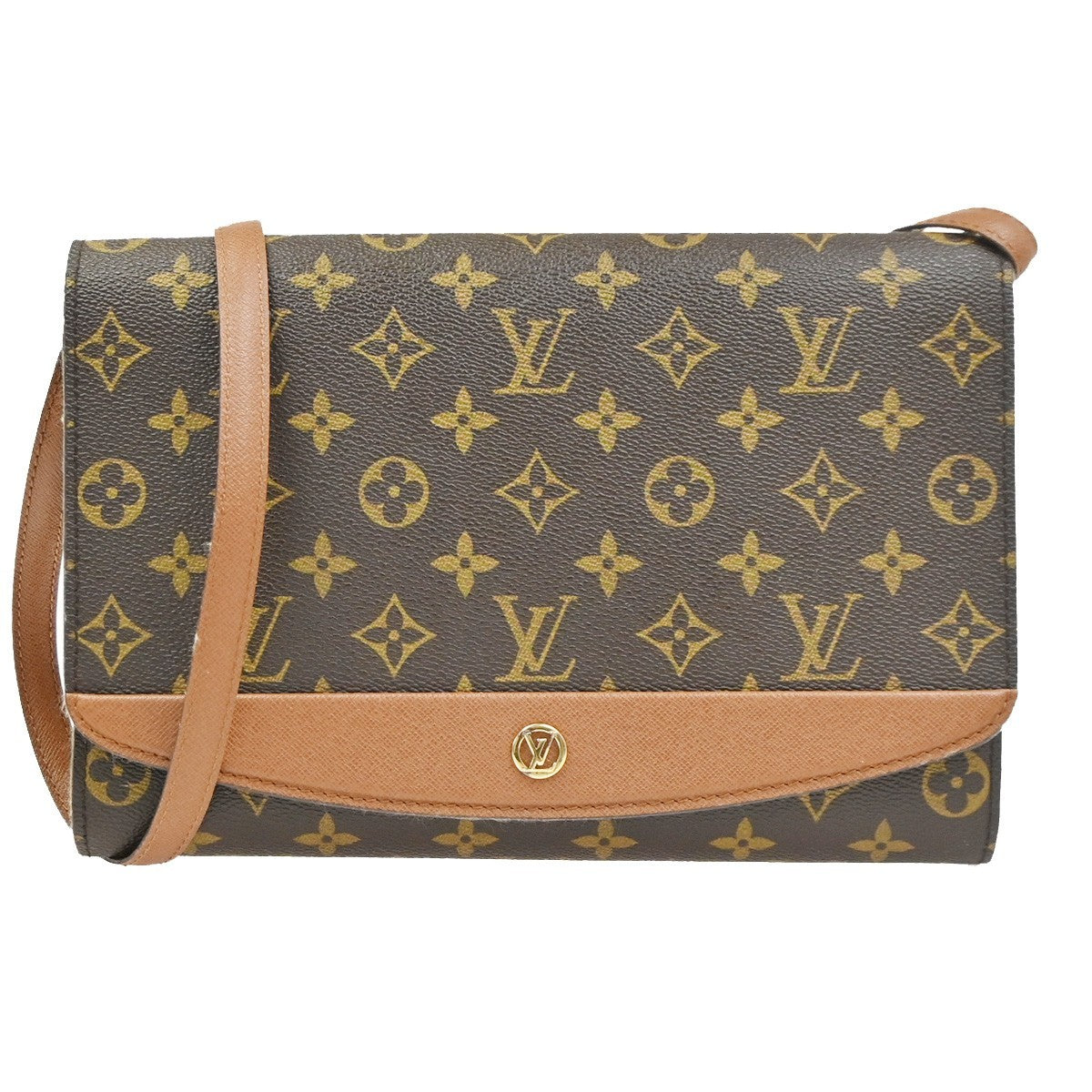 LOUIS VUITTON Bordeaux 2Way Shoulder Clutch Bag Monogram Leather M51797 65CB005
