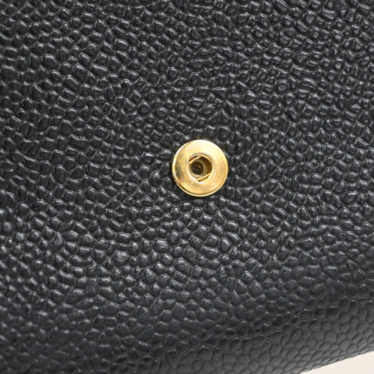 CHANEL CC Bifold Wallet Purse Grained Calfskin Leather BK Italy Vintage 39YJ020