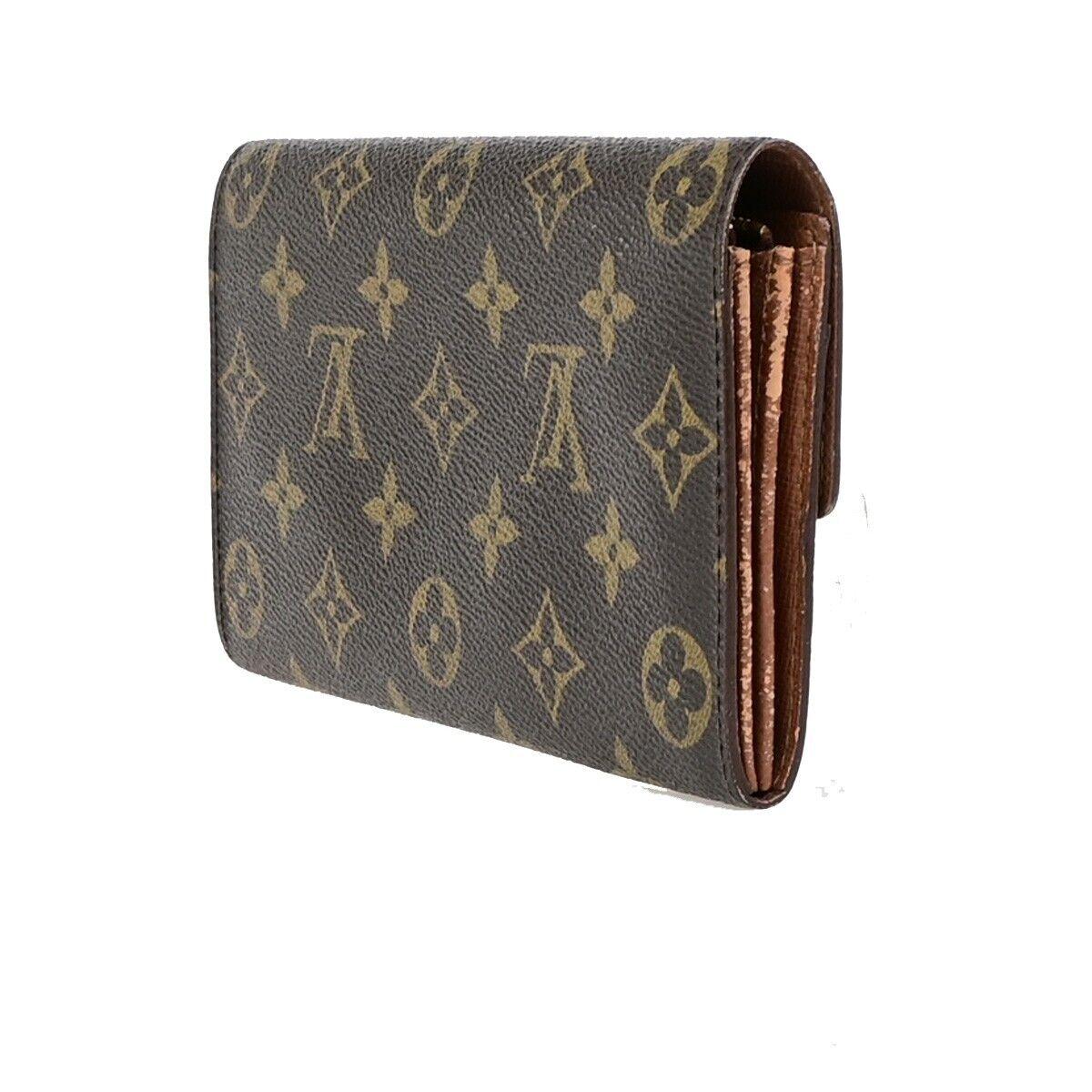 LOUIS VUITTON Porte Monnaie Credit Bifold Wallet Monogram Leather M61725 02ED154