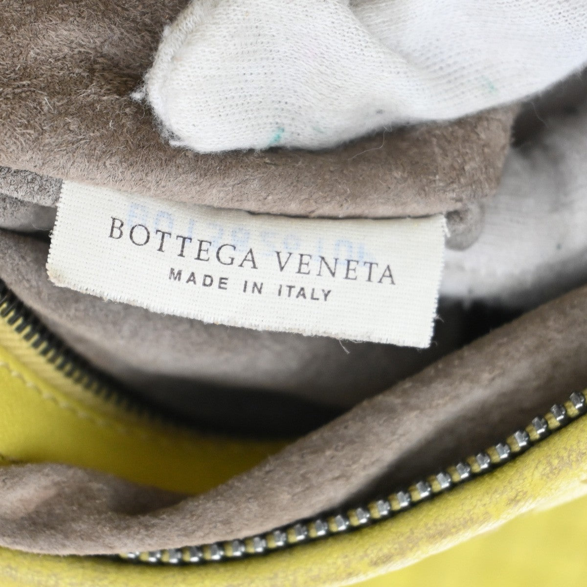 BOTTEGA VENETA Logo Intrecciato Shoulder Hand Bag Leather Yellow Italy 54MA142