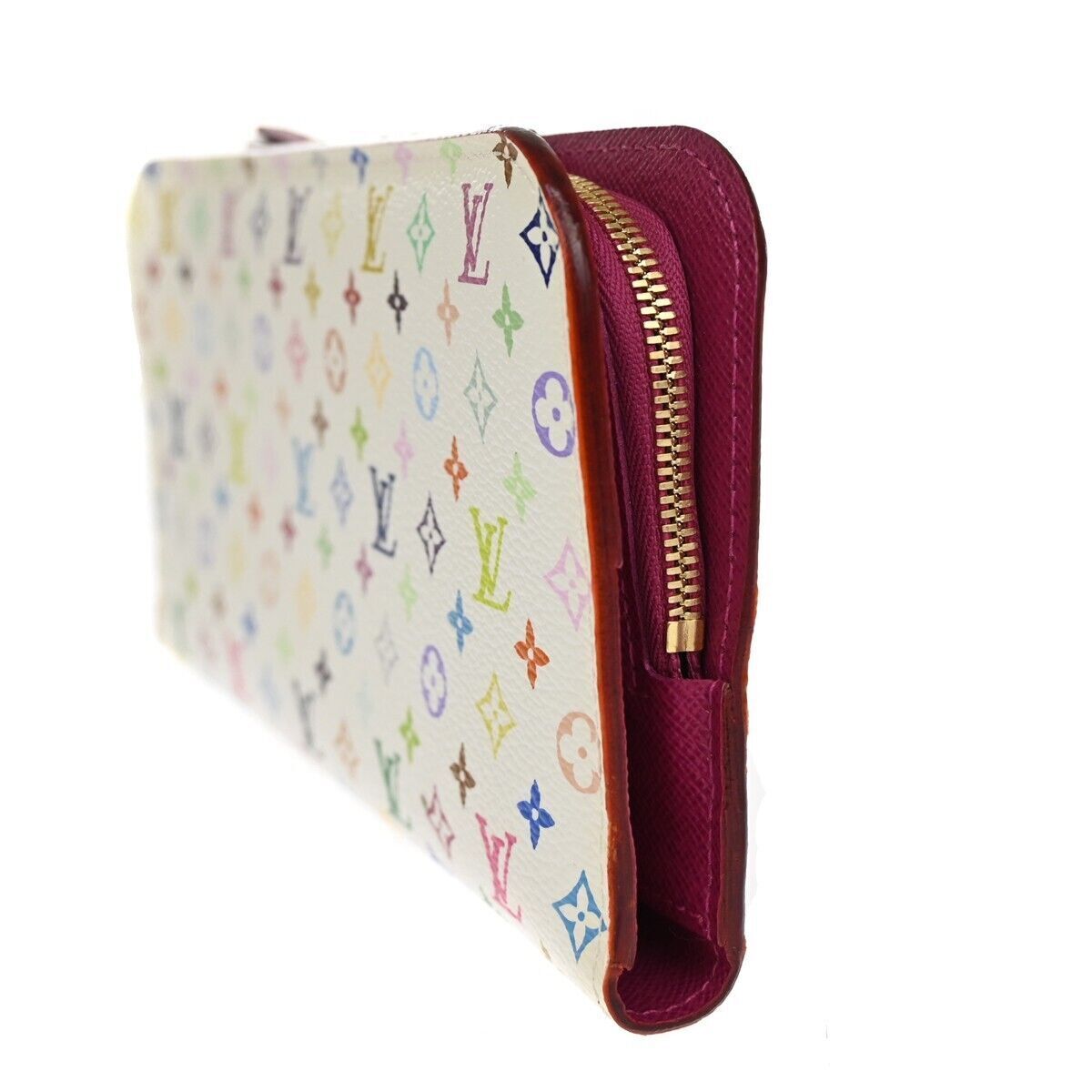 LOUIS VUITTON Insolite Long Bifold Wallet Monogram Multi White M60445 17RH258