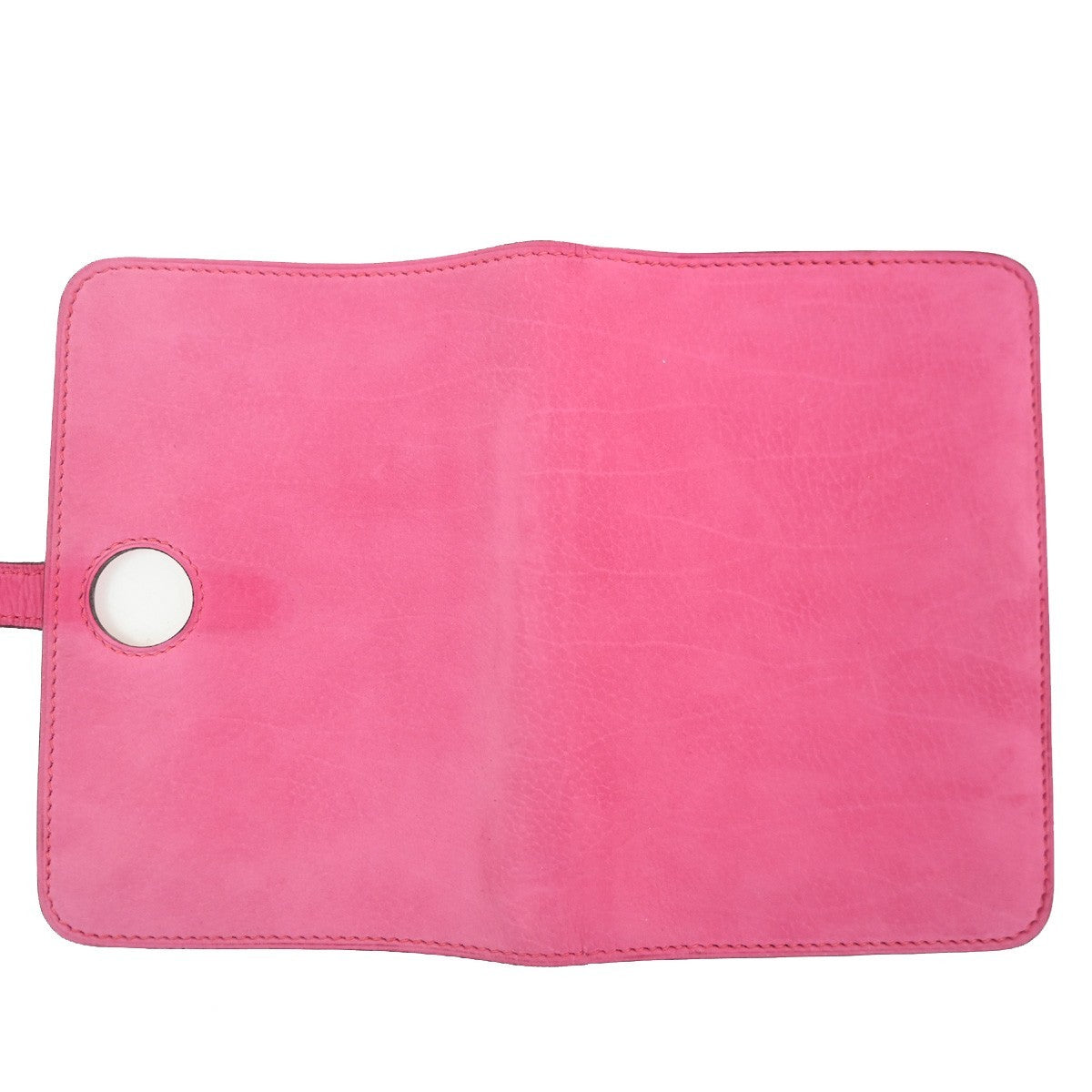 HERMES Dogon Long Bifold Wallet Eversoft Leather Pink France  square J 92TA690