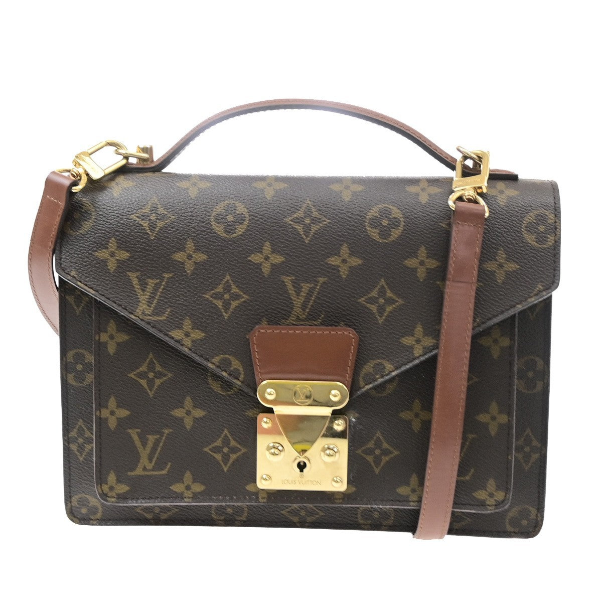 LOUIS VUITTON Monceau 26 2Way Shoulder Hand Bag Monogram Leather M51187 77SA171