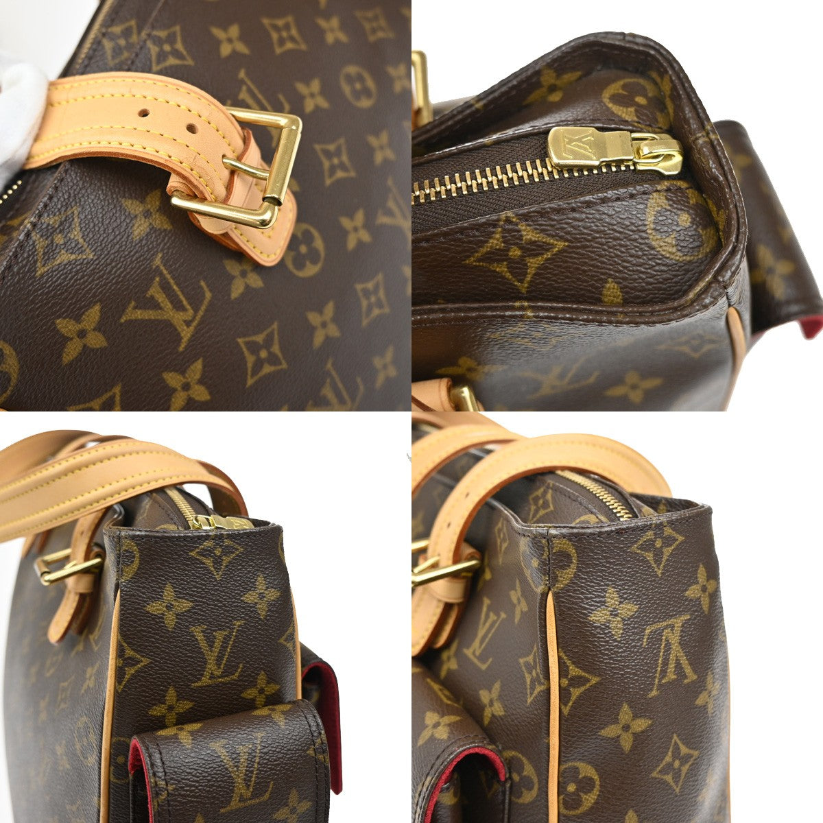 LOUIS VUITTON Multipli Cite Shoulder Bag Monogram Leather Brown M51162 52YH701