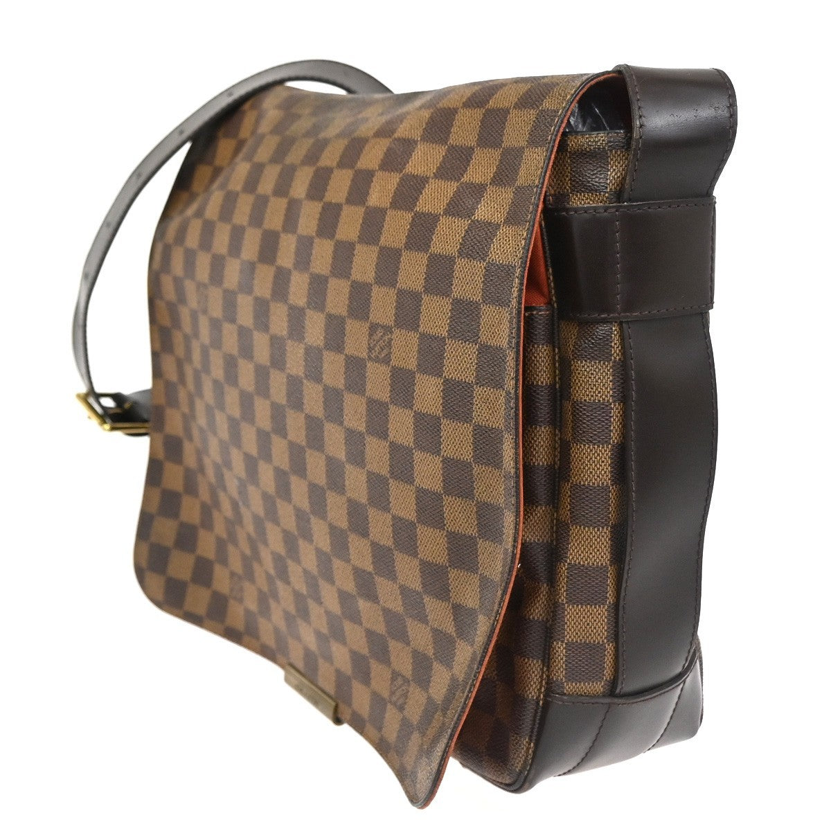LOUIS VUITTON Bastille Shoulder Bag Damier Ebene Leather Brown N45258 85CA824