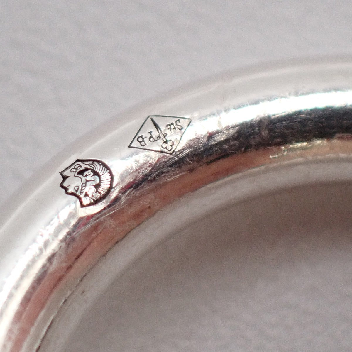 HERMES Logo Chaine D'ancre MM Chain Bracelet  15 Links Ag 925 Silver 363LC623