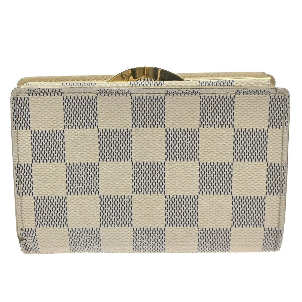 LOUIS VUITTON Portefeuille Viennois Wallet Damier Azur Leather N61676 01KD103