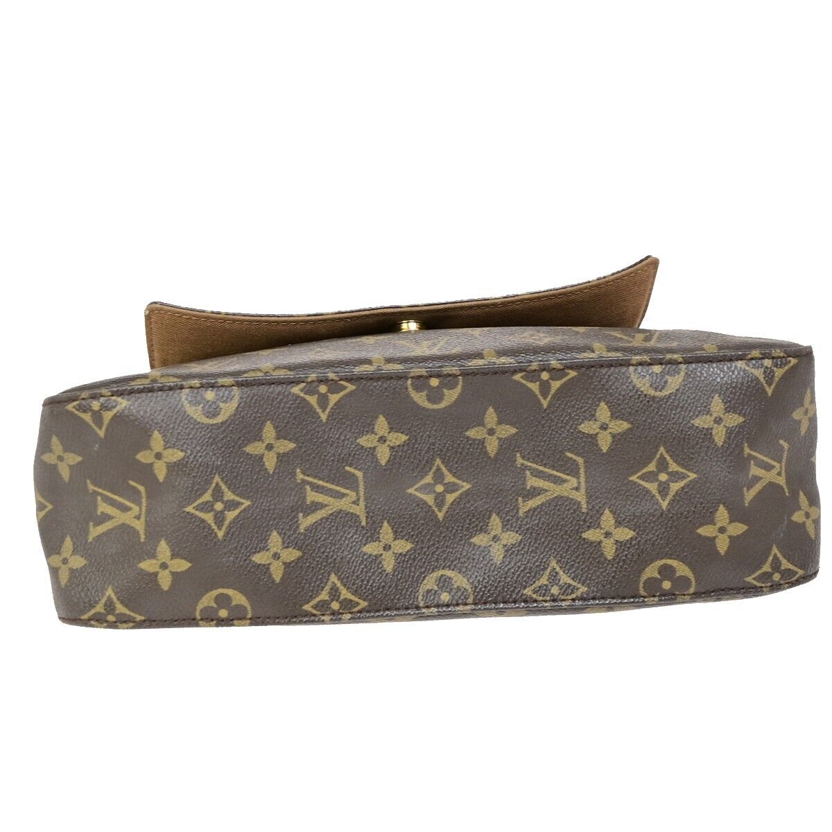LOUIS VUITTON Mini Looping Hand Bag Monogram Leather Brown France M51147 91FA756