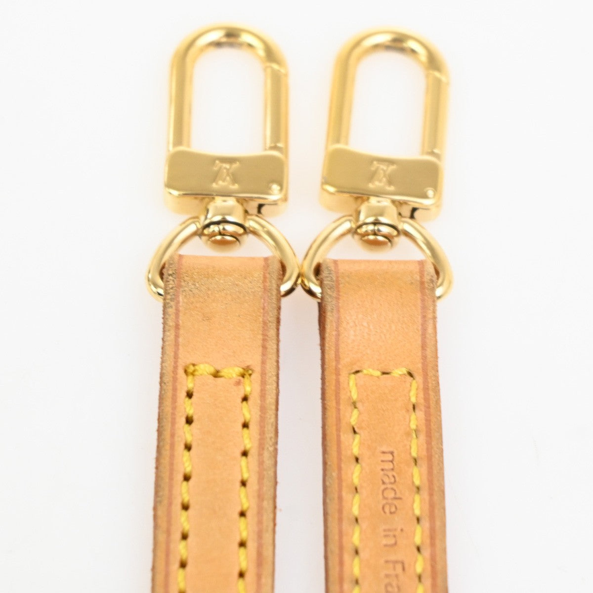 LOUIS VUITTON Logo Shoulder Bag Strap Adjustable Leather BN GHW J00142 61CA896