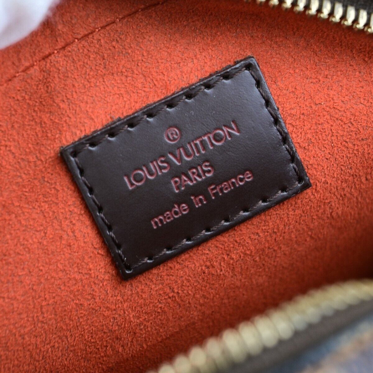 LOUIS VUITTON Ipanema PM Shoulder Bag Damier Ebene Leather Brown N51294 25EC326