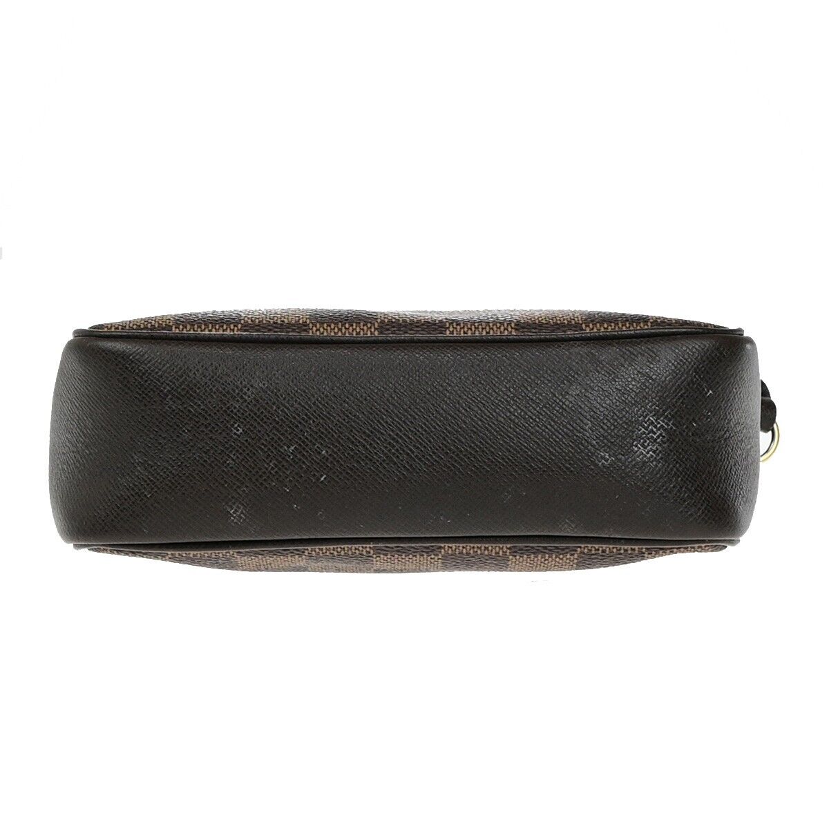 LOUIS VUITTON  Trousse Makeup Hand Bag Damier Ebene Leather Brown N51982 81EC862