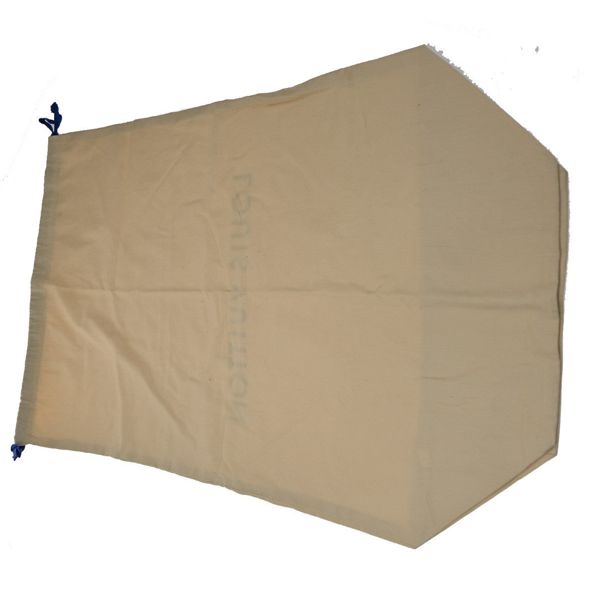 LOUIS VUITTON Logo 10 Set Dust Bag Drawstring Canvas Cotton Beige Brown 03KB501