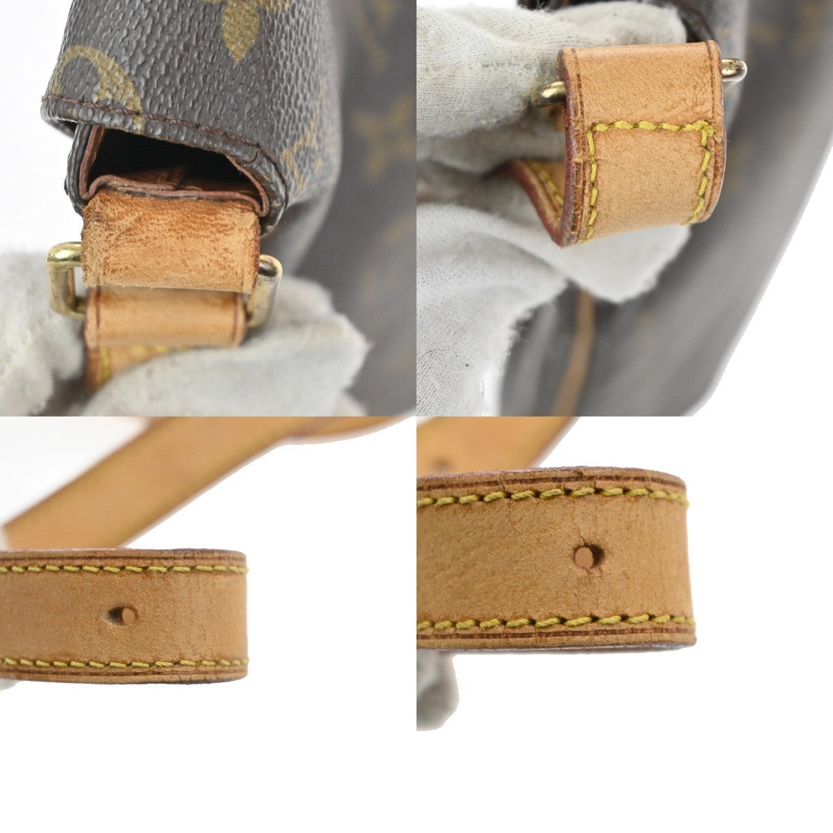 LOUIS VUITTON Musette Shoulder Bag Monogram Leather Brown France M51256 84MA248