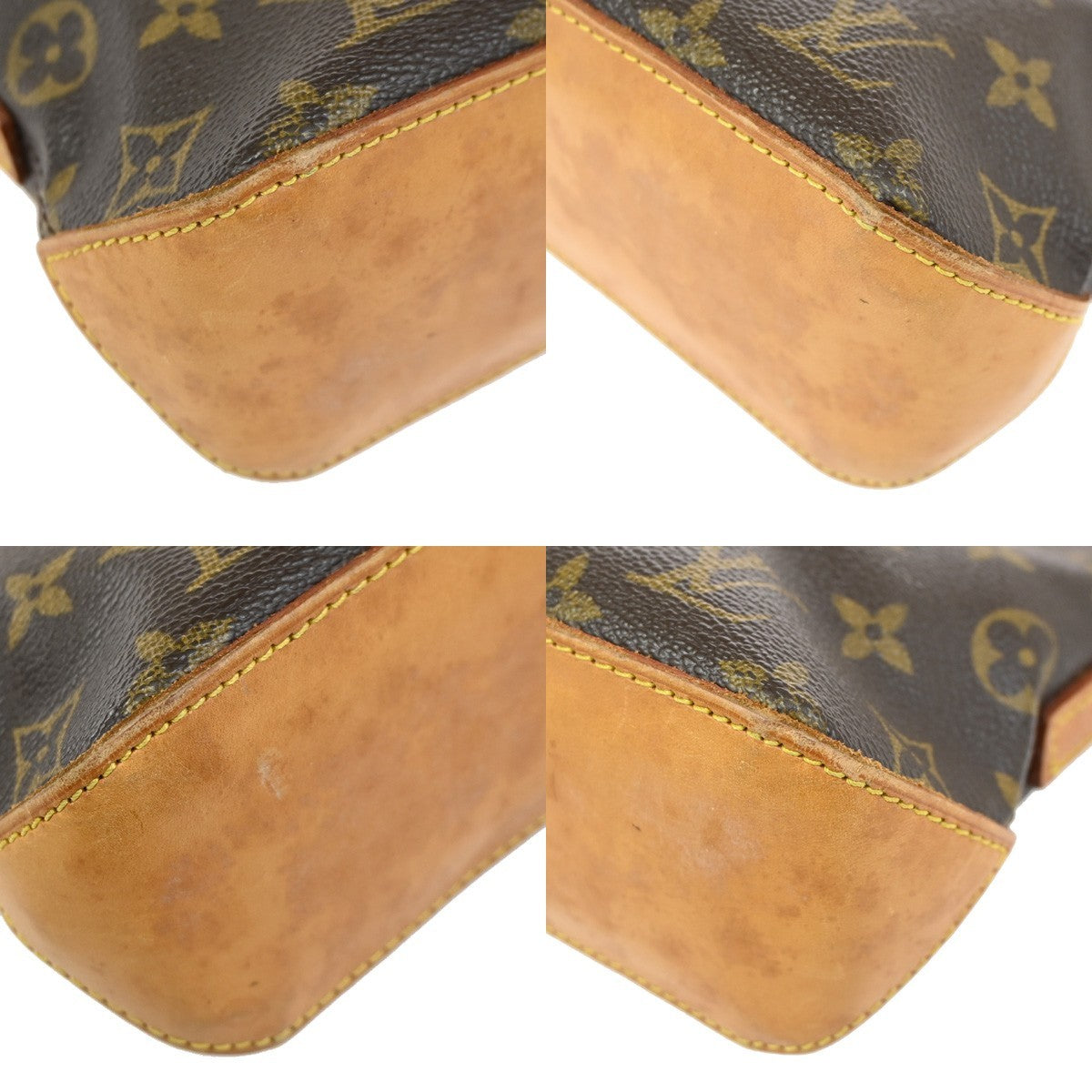LOUIS VUITTON Logo Trotteur Shoulder Bag Monogram Leather Brown M51240 73YH916