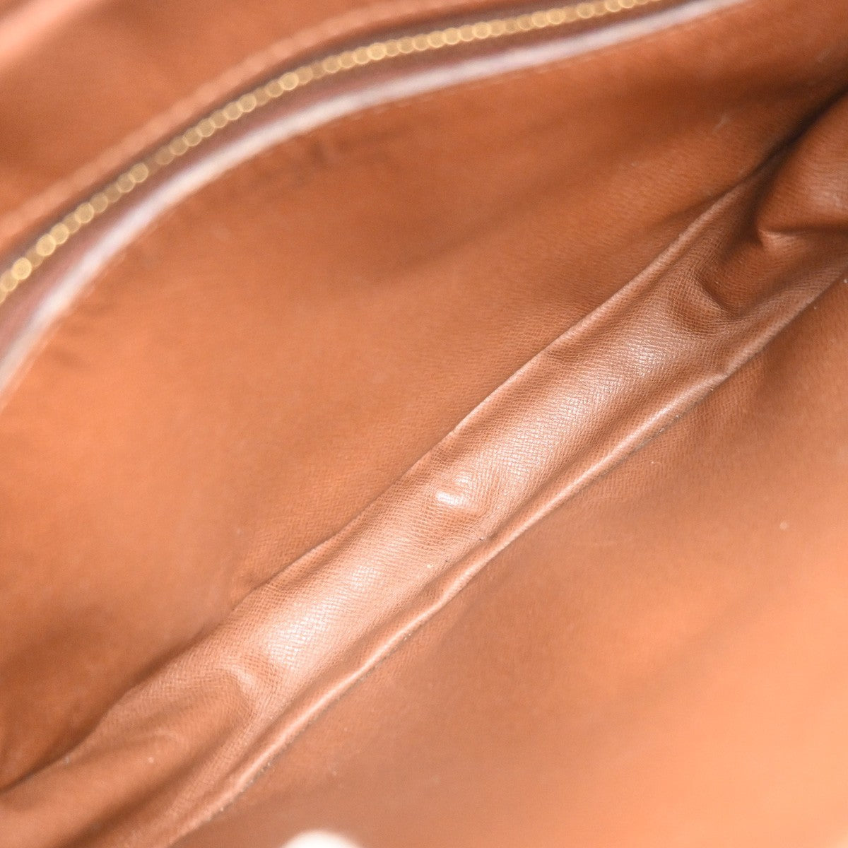 LOUIS VUITTON Jeune Fille MM Shoulder Bag Monogram Leather Brown M51226 36MA566