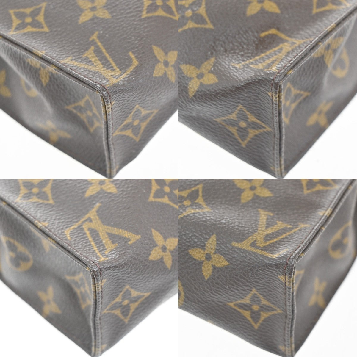 LOUIS VUITTON Poche Toilette 19 Clutch Pouch Bag Monogram Leather M47544 66KC433