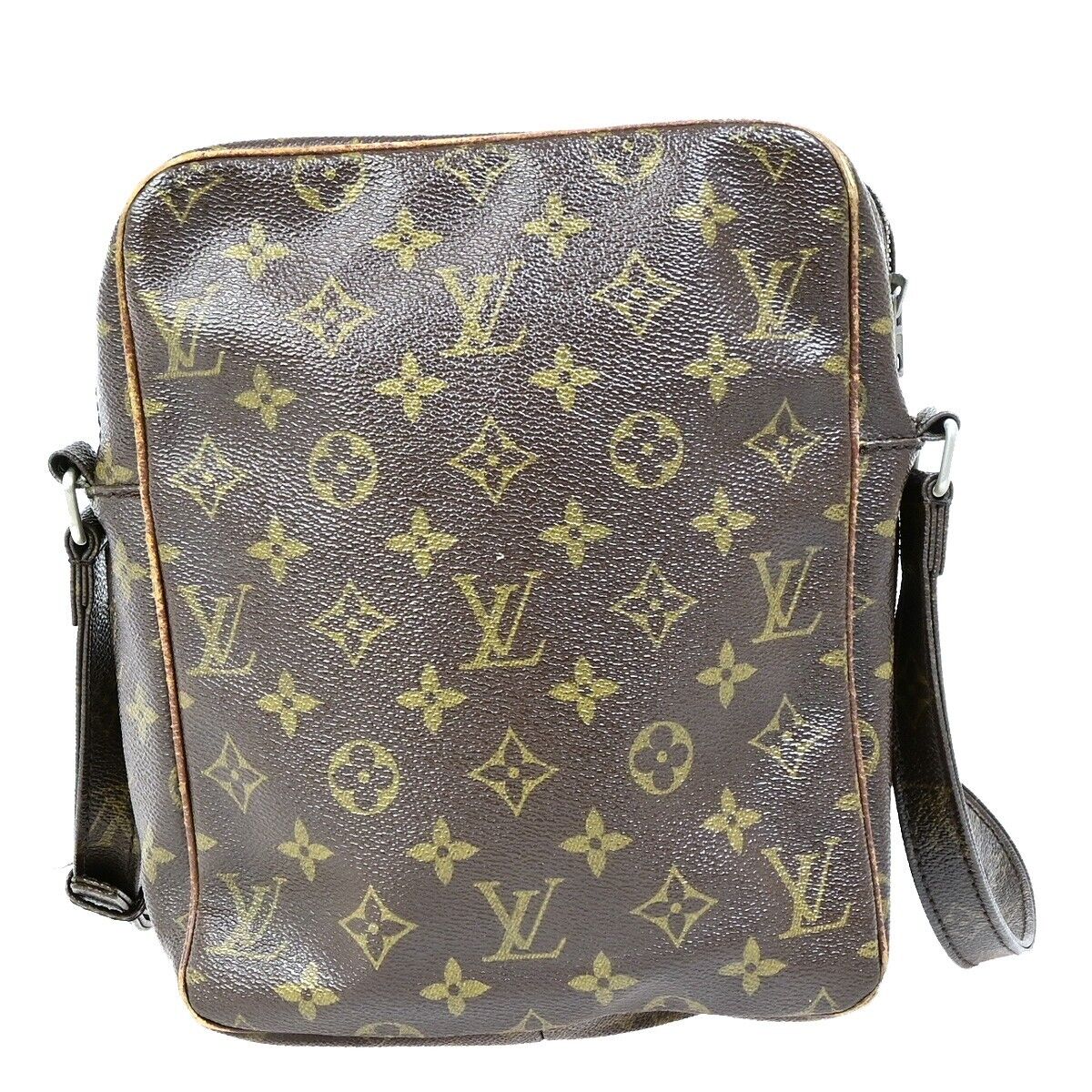 LOUIS VUITTON Petit Marceau Shoulder Bag Monogram Leather Brown M40264 04EB431