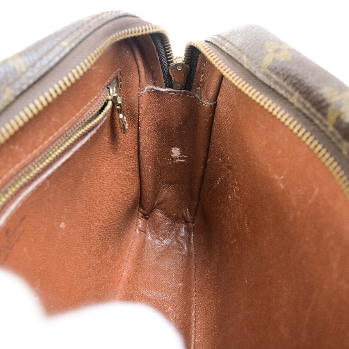 LOUIS VUITTON Trocadero 24 Shoulder Bag Monogram Leather Brown M51276 61FB197