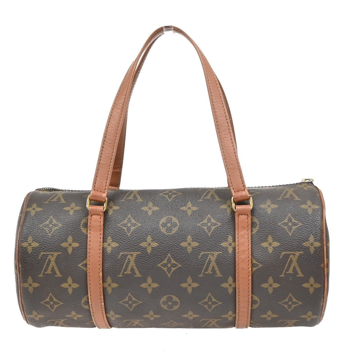 LOUIS VUITTON Logo PAPILLON 30 Hand Bag Monogram Leather Brown M51365 31PA142
