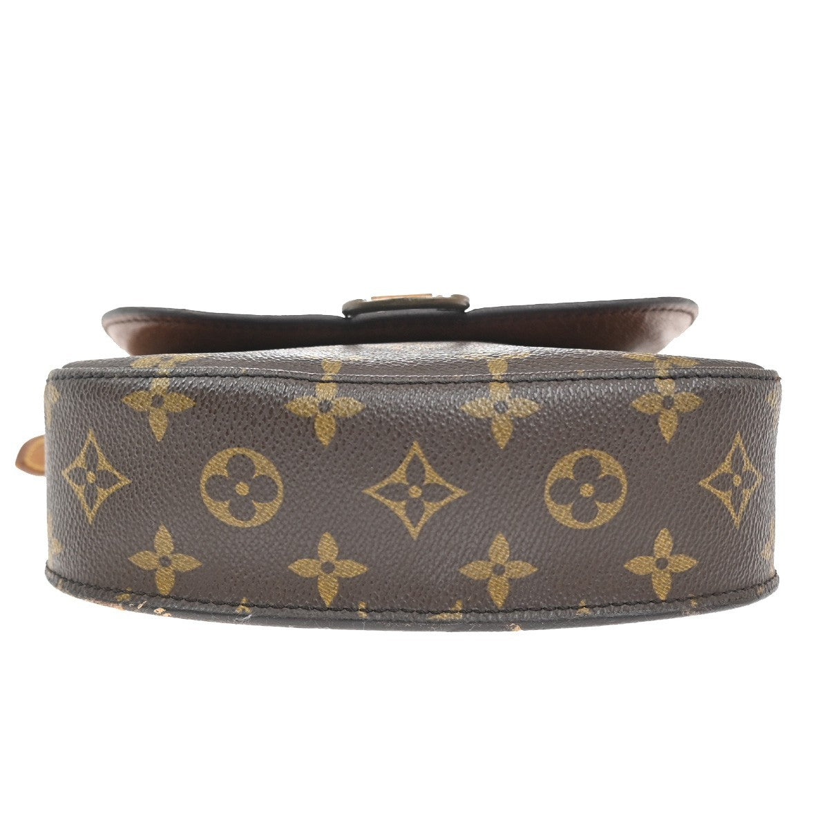 LOUIS VUITTON Saint Cloud MM Shoulder Bag Monogram Leather Brown M51243 81CA682
