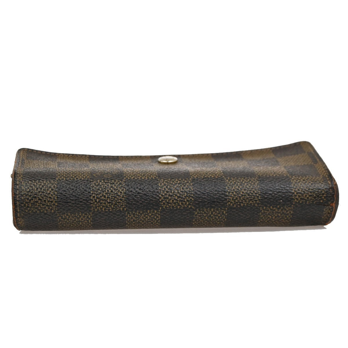LOUIS VUITTON  Porte Tresor Etui Papier Wallet Damier Ebene Brown N61202 02DA168