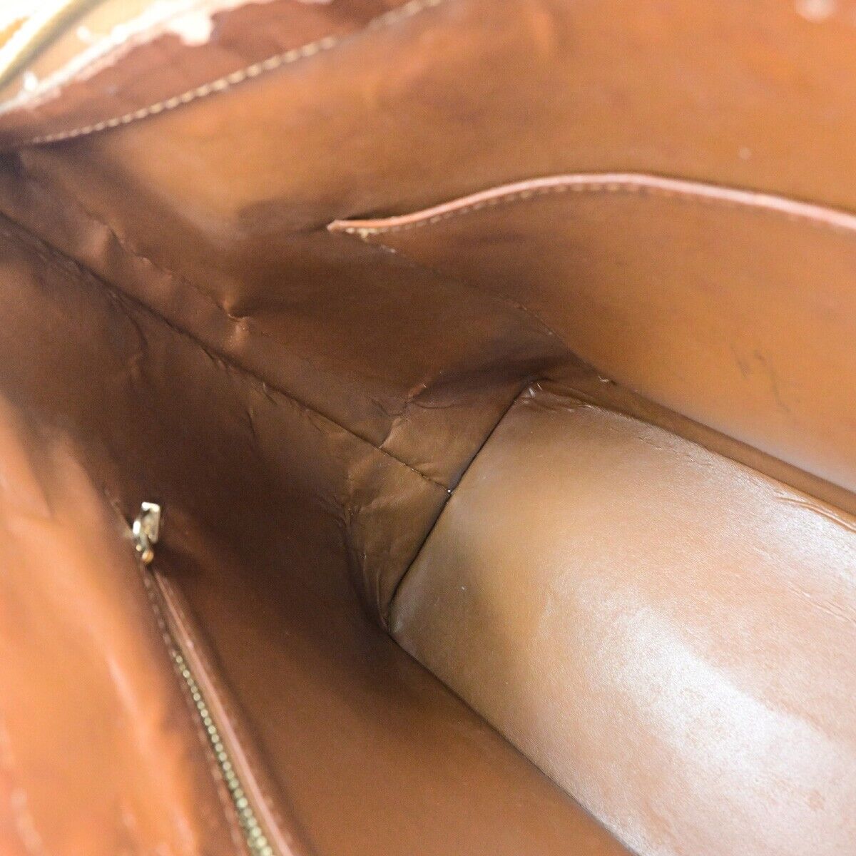 LOUIS VUITTON Houston Shoulder Bag Monogram Vernis Leather Bronze M91122 05EC927