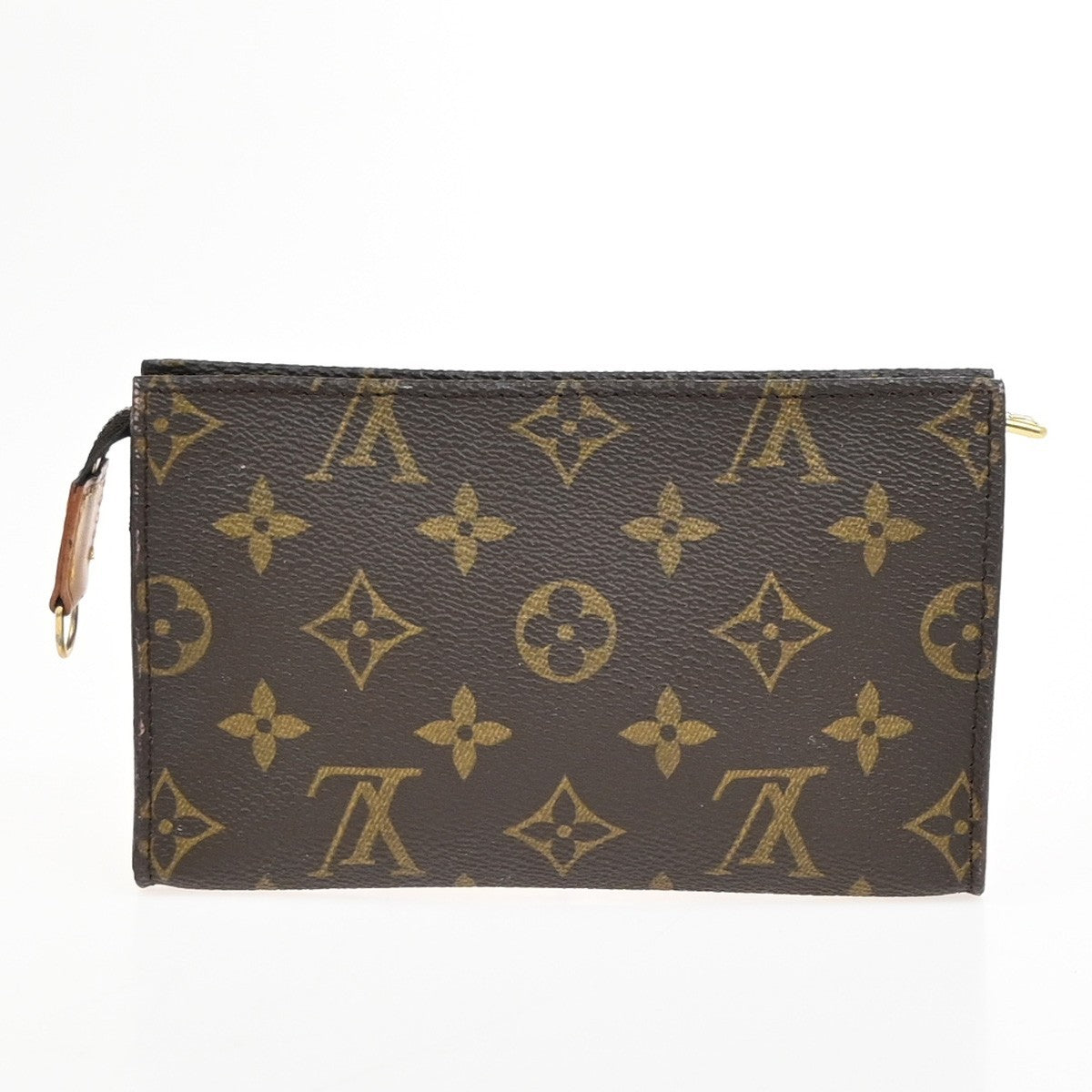 LOUIS VUITTON Bucket PM Accessory Pouch Clutch Bag Monogram Leather GHW 66KC681
