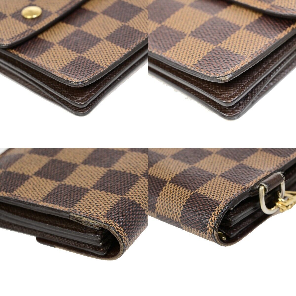 LOUIS VUITTON Portefeuille Accordion Long Bifold Wallet Damier BN N60002 30EB228