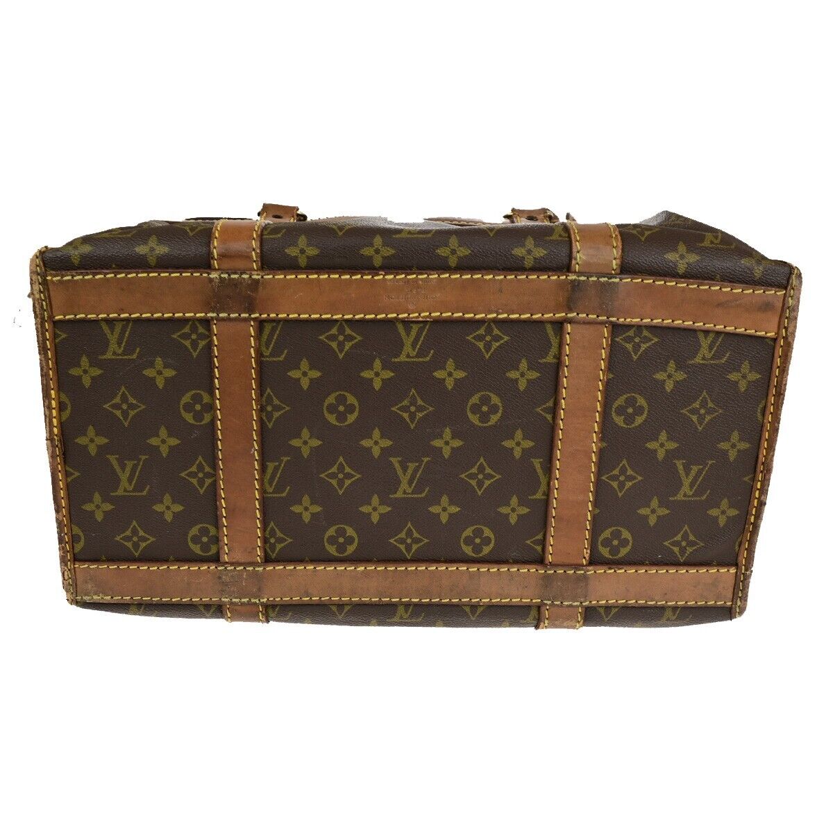 LOUIS VUITTON Sac Chasseur 40 Pet Carry Hand Bag Monogram Leather M41924 30ED099