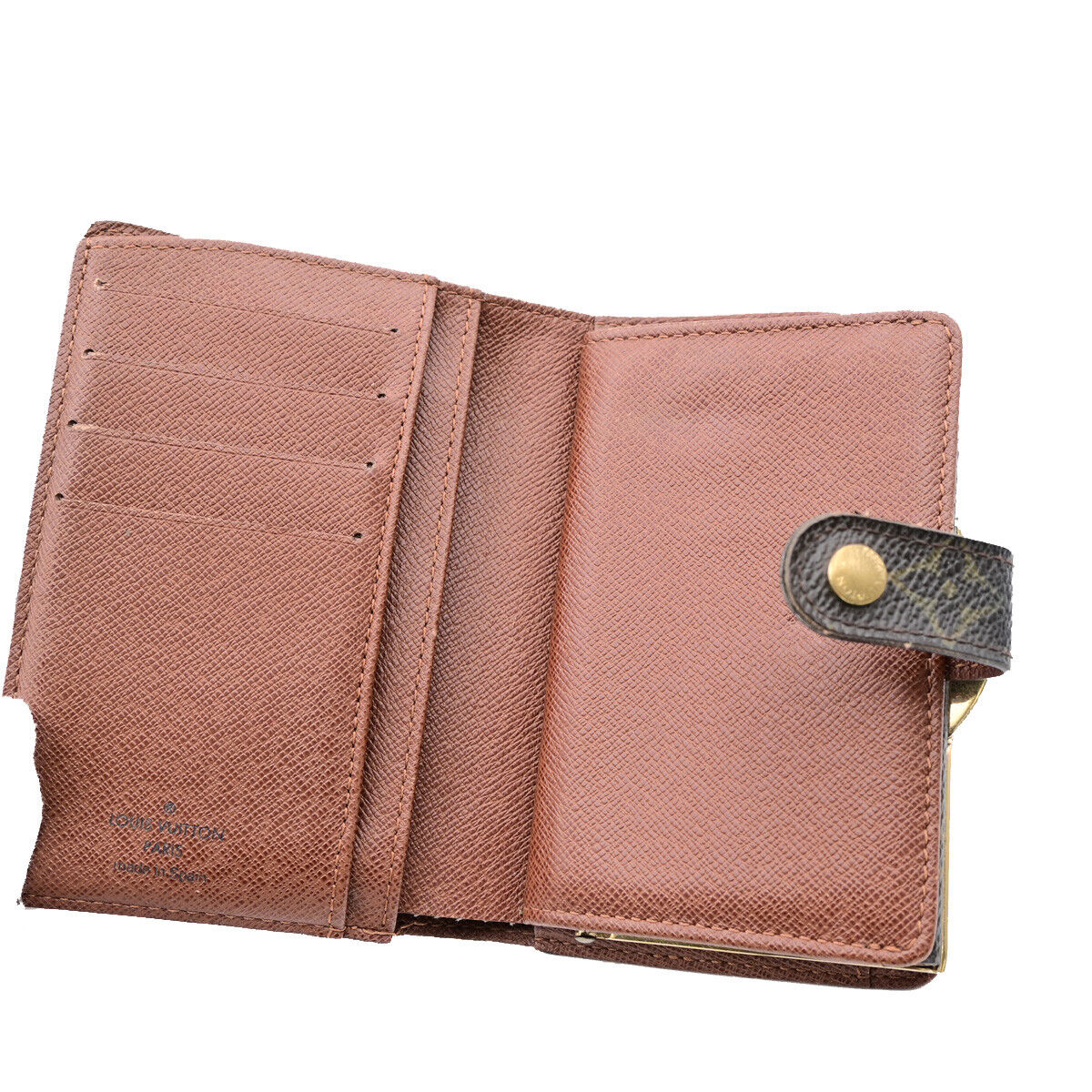 LOUIS VUITTON Porte Monnaie Viennois Bifold Wallet Monogram Brown M61663 01YE809