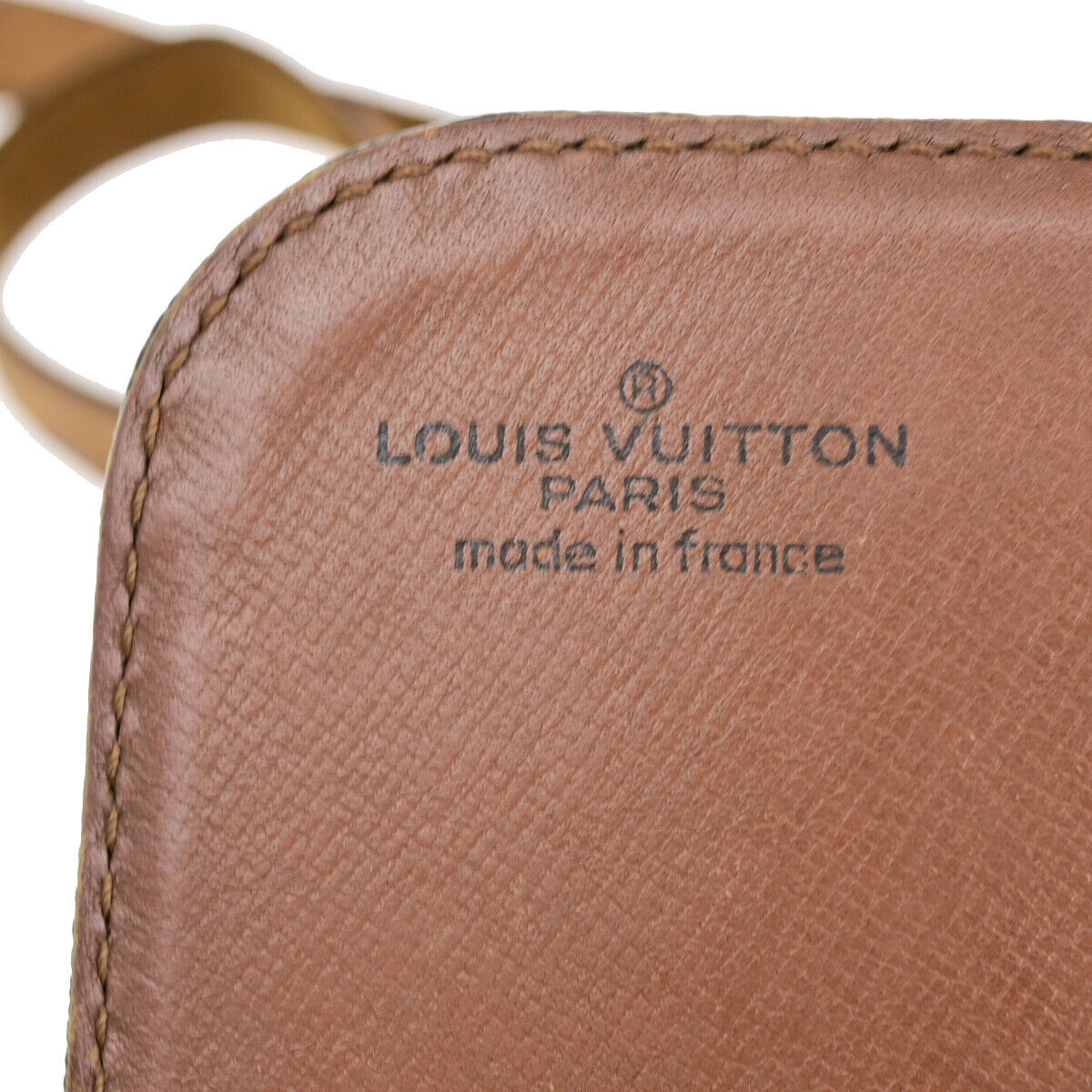 LOUIS VUITTON Cartouchiere MM Shoulder Bag Monogram Leather Brown M51253 61SH981