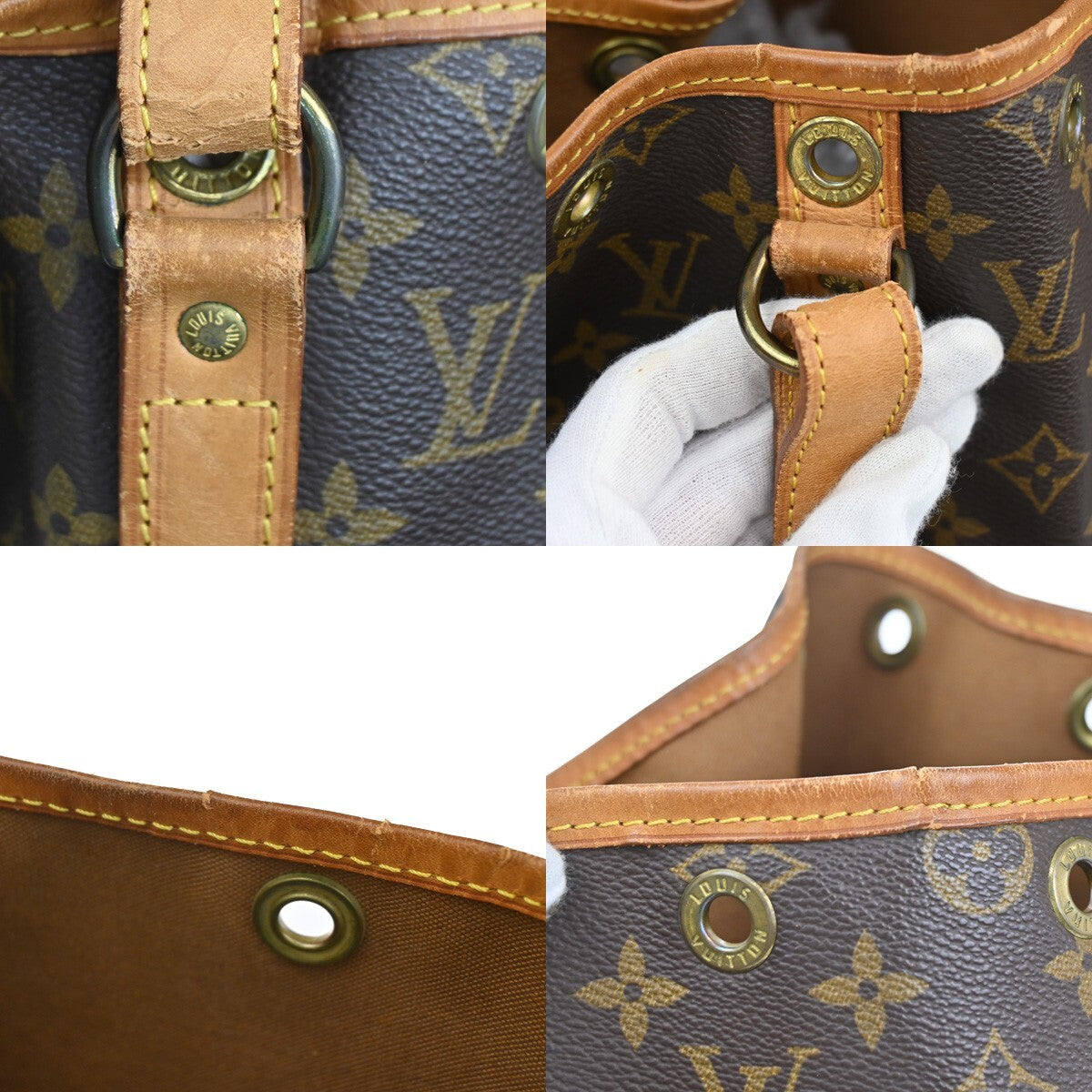 LOUIS VUITTON Noe GM Drawstring Shoulder Bag Monogram Leather BN M42224 39EE243