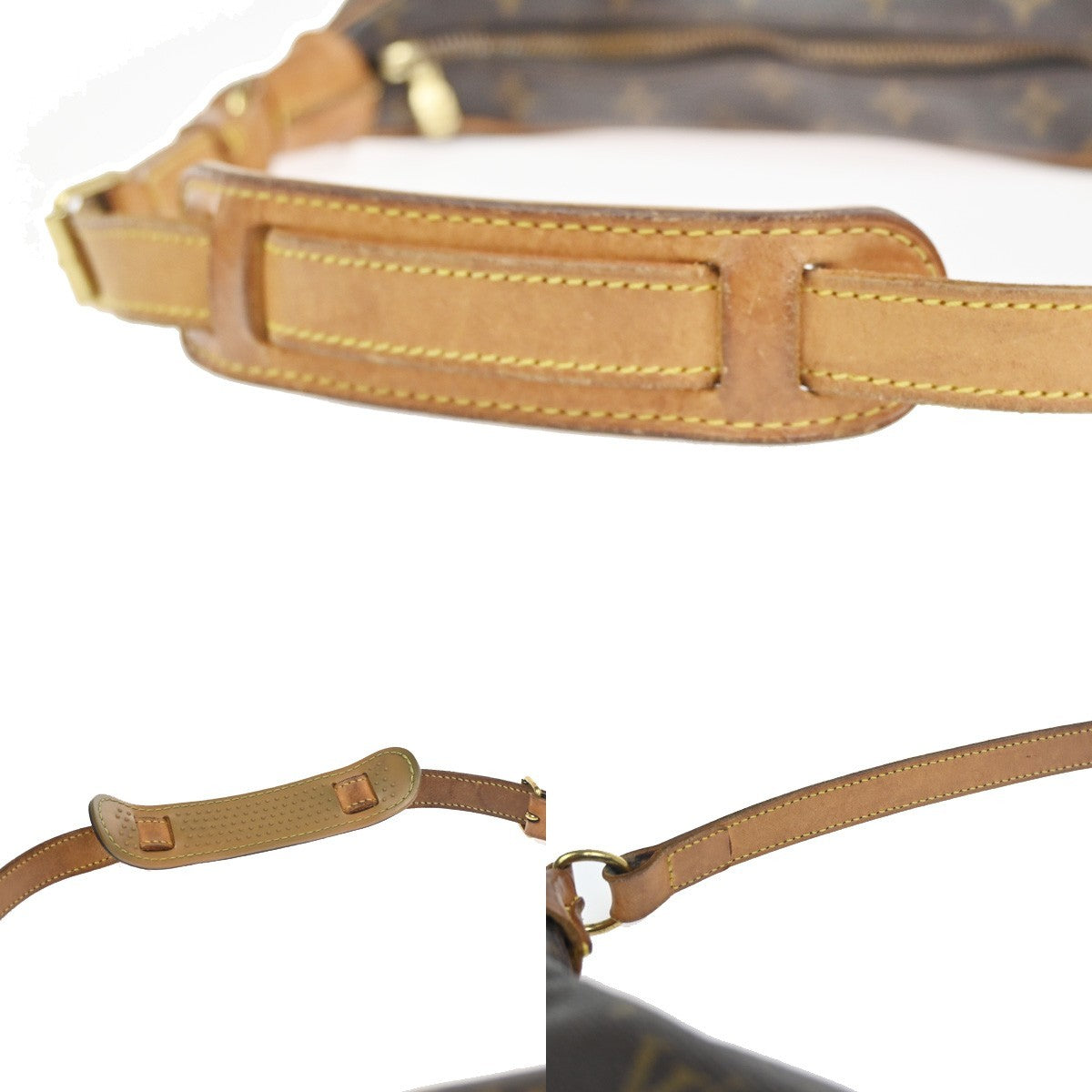 LOUIS VUITTON Boulogne 30 Shoulder Bag Monogram Leather Brown M51265 32KC796