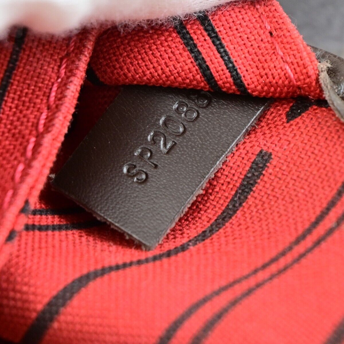 LOUIS VUITTON Neverfull MM Shoulder Bag Damier Ebene Leather BN N41358 99EC925