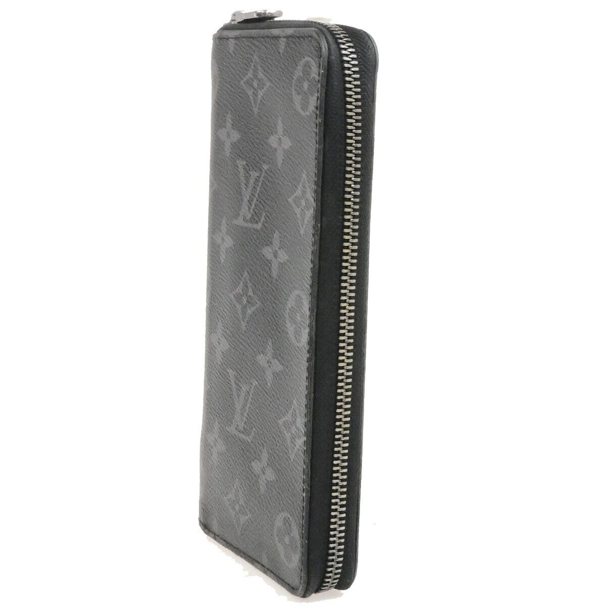 LOUIS VUITTON Zippy Wallet Vertical Monogram Eclipse Leather BK M62295 89YH170