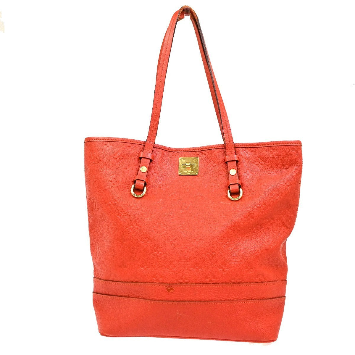 LOUIS VUITTON Citadin PM Shoulder Bag Monogram Empreinte Red M40556 82KP499