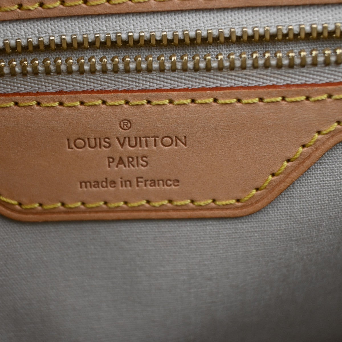 LOUIS VUITTON Blair MM 2Way Hand Bag Monogram Vernis Cream M91456 86TA057