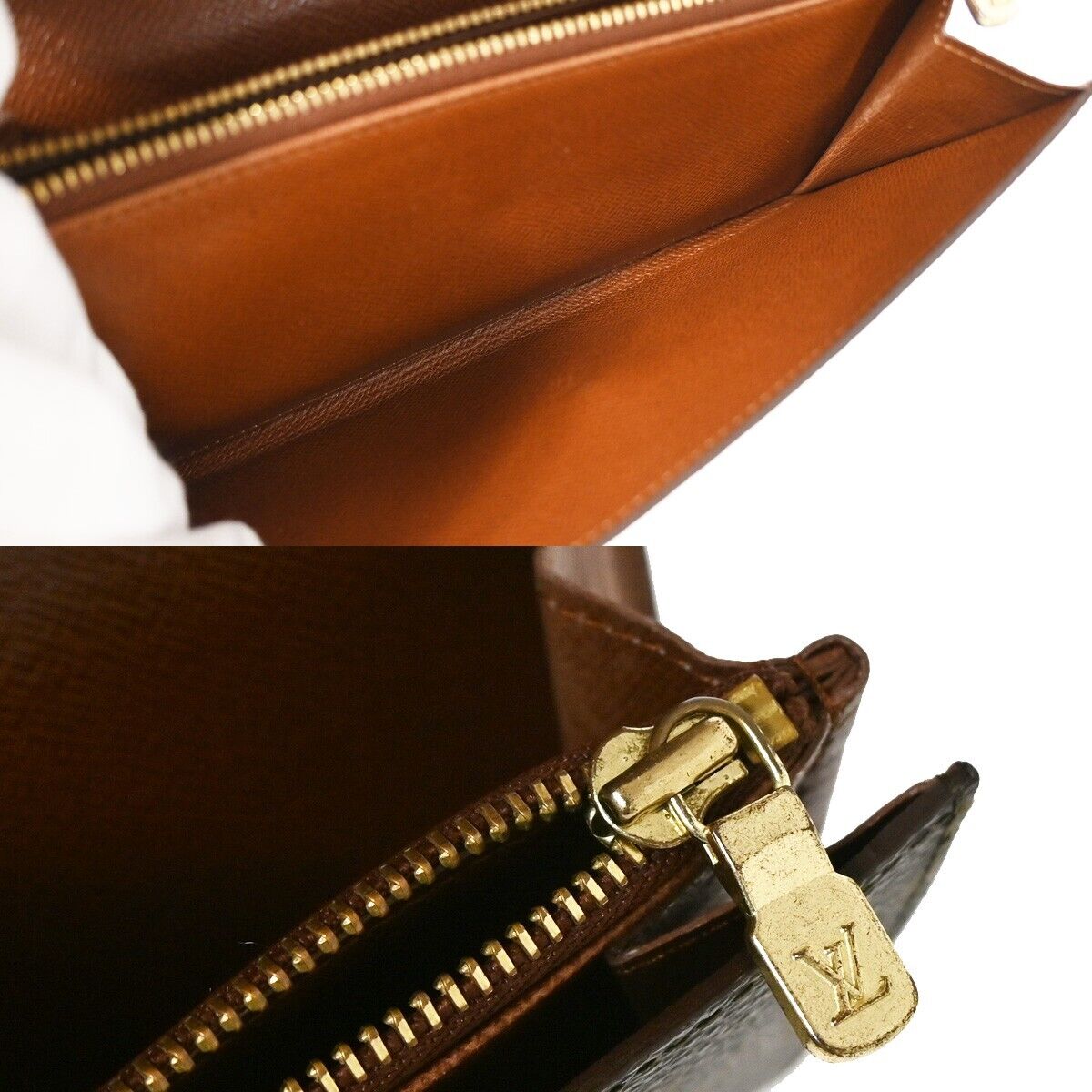 LOUIS VUITTON Porte Monnaie Credit Long Bifold Wallet Monogram M61724 64RJ270
