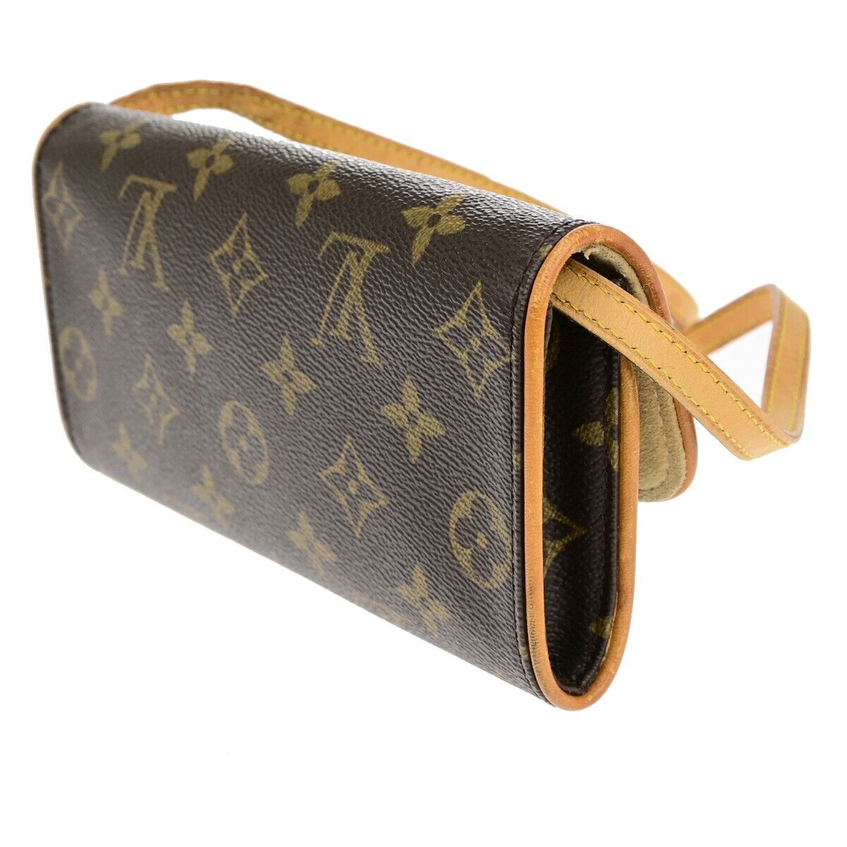 LOUIS VUITTON Pochette Twin PM 2Way Shoulder Clutch Bag Monogram M51854 30EC225