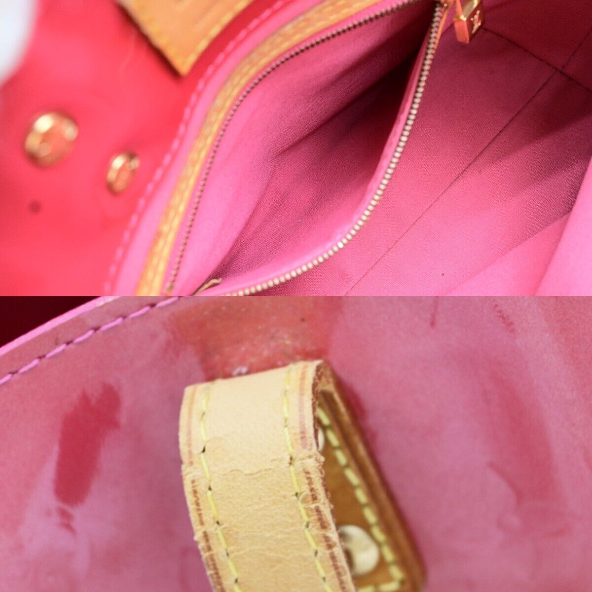 LOUIS VUITTON Read PM Hand Bag Monogram Vernis Patent Leather PK M9132F 09ED970