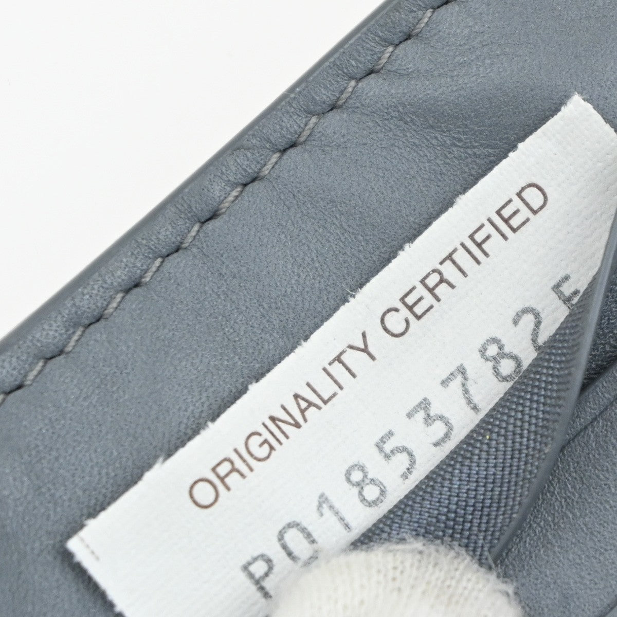 BOTTEGA VENETA Logo Intrecciato Card Coin Case Wallet Leather Gray SHW 61KP338