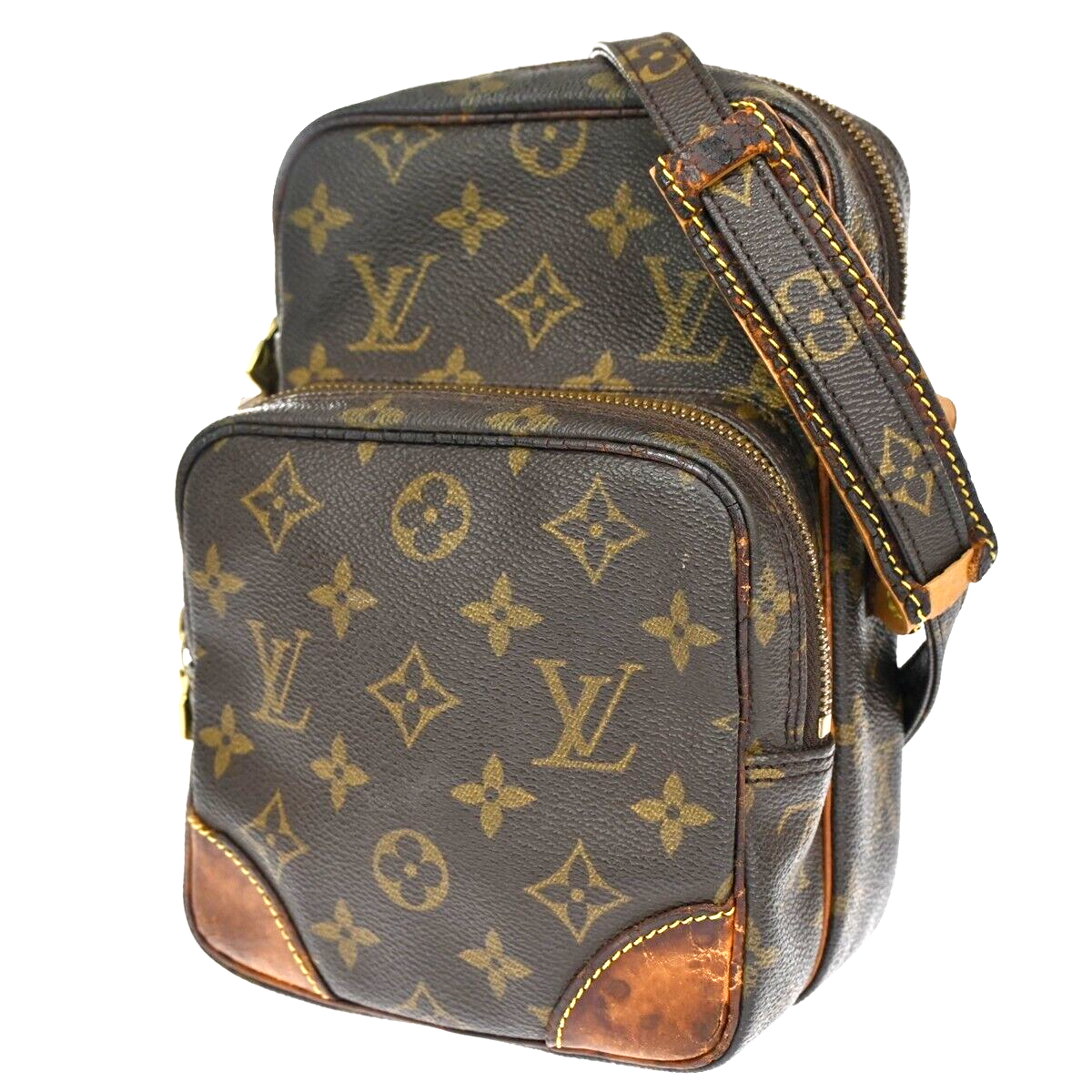 LOUIS VUITTON Amazon Crossbody Shoulder Bag Monogram Leather BN M45236 62YG735