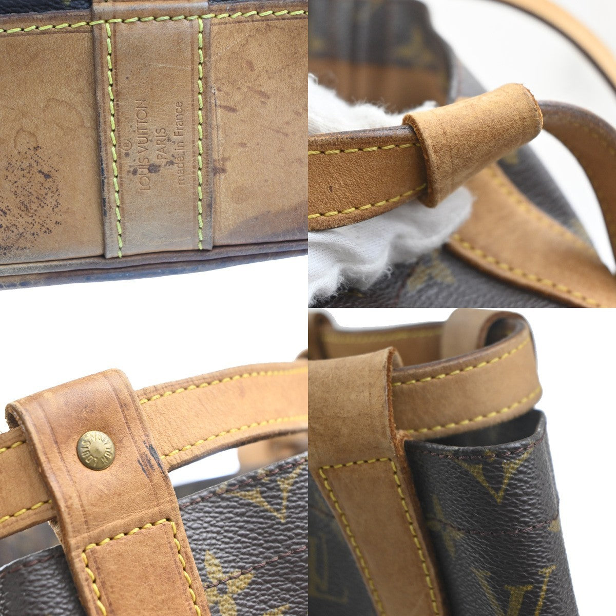 LOUIS VUITTON LV Randonnee PM Shoulder Bag Monogram Leather Brown M42243 35MA524