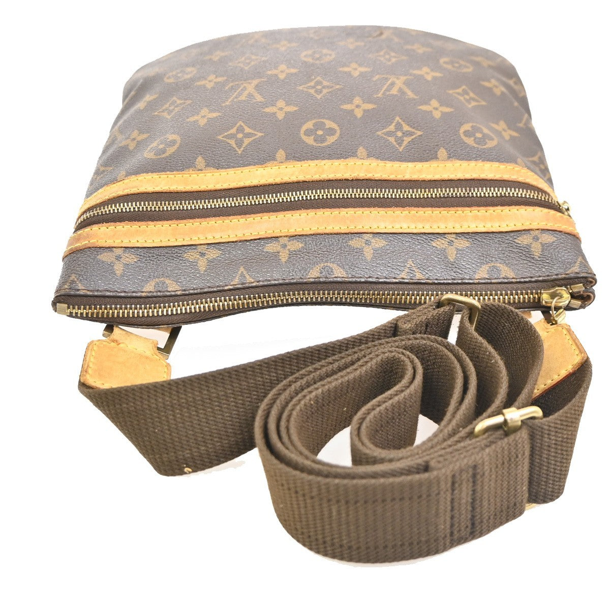 LOUIS VUITTON Pochette Bosphore Shoulder Bag Monogram Leather BN M40044 65PA077