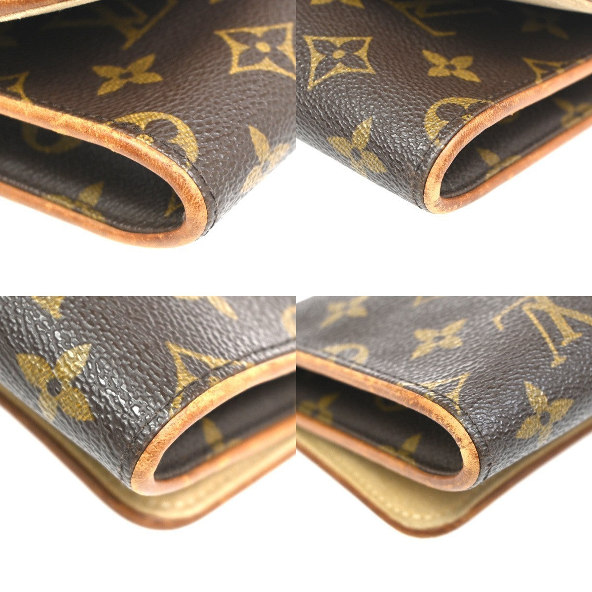 LOUIS VUITTON Pochette Twin GM 2Way Shoulder Bag Monogram Brown M51852 82CA664