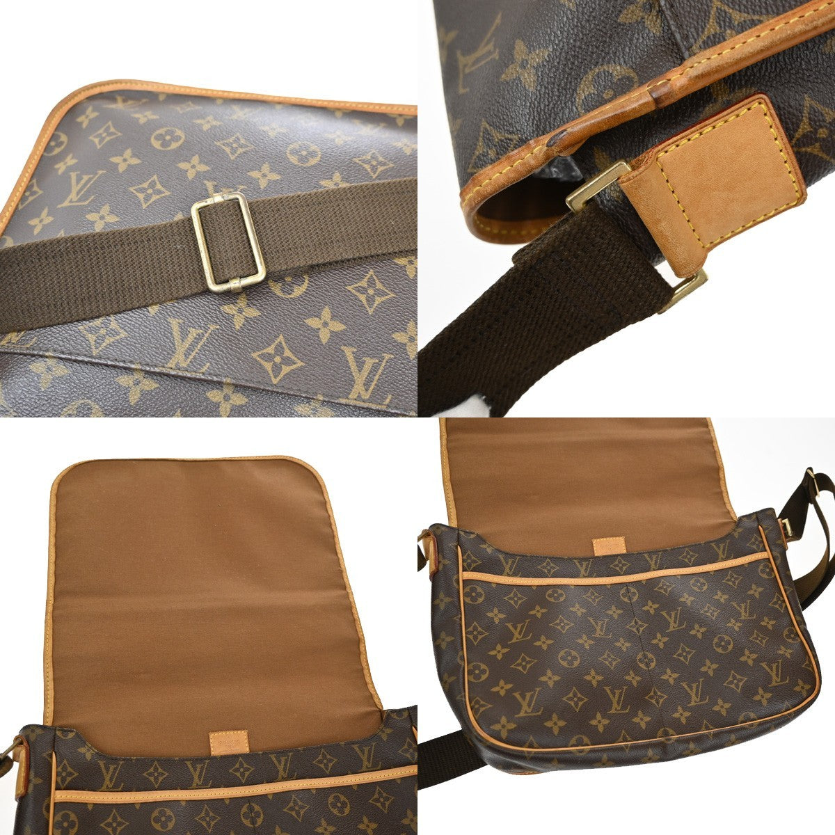 LOUIS VUITTON Messenger Bosphore GM Shoulder Bag Monogram Leather M40105 93KB574