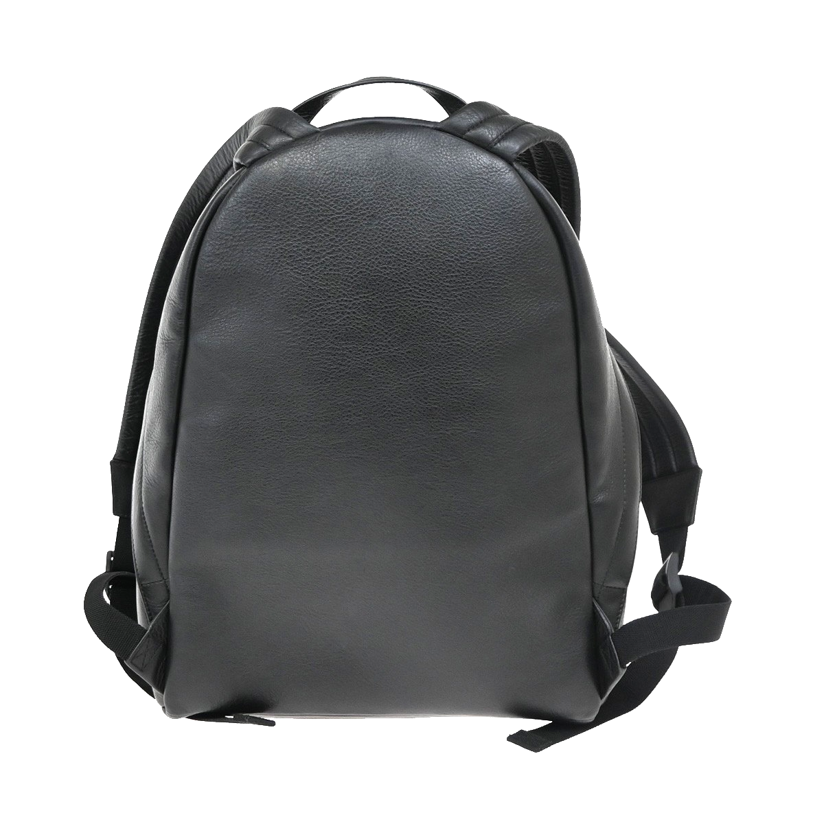BALENCIAGA Logo Everyday Backpack Bag Leather Black SHW Italy 50RL527