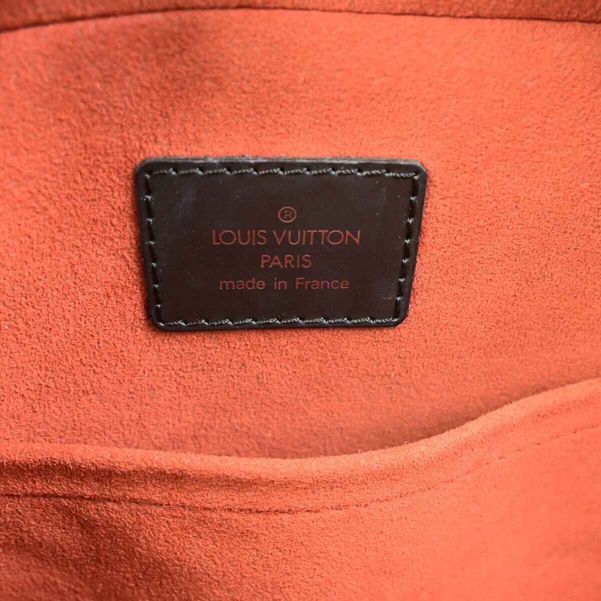 LOUIS VUITTON Sarria Horizontal Hand Bag Damier Ebene Leather BN N51282 93SJ510