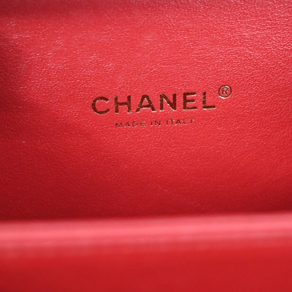 CHANEL CC Mini Matelasse 2Way Chain Shoulder Bag Caviar Leather Red GHW 765RH755