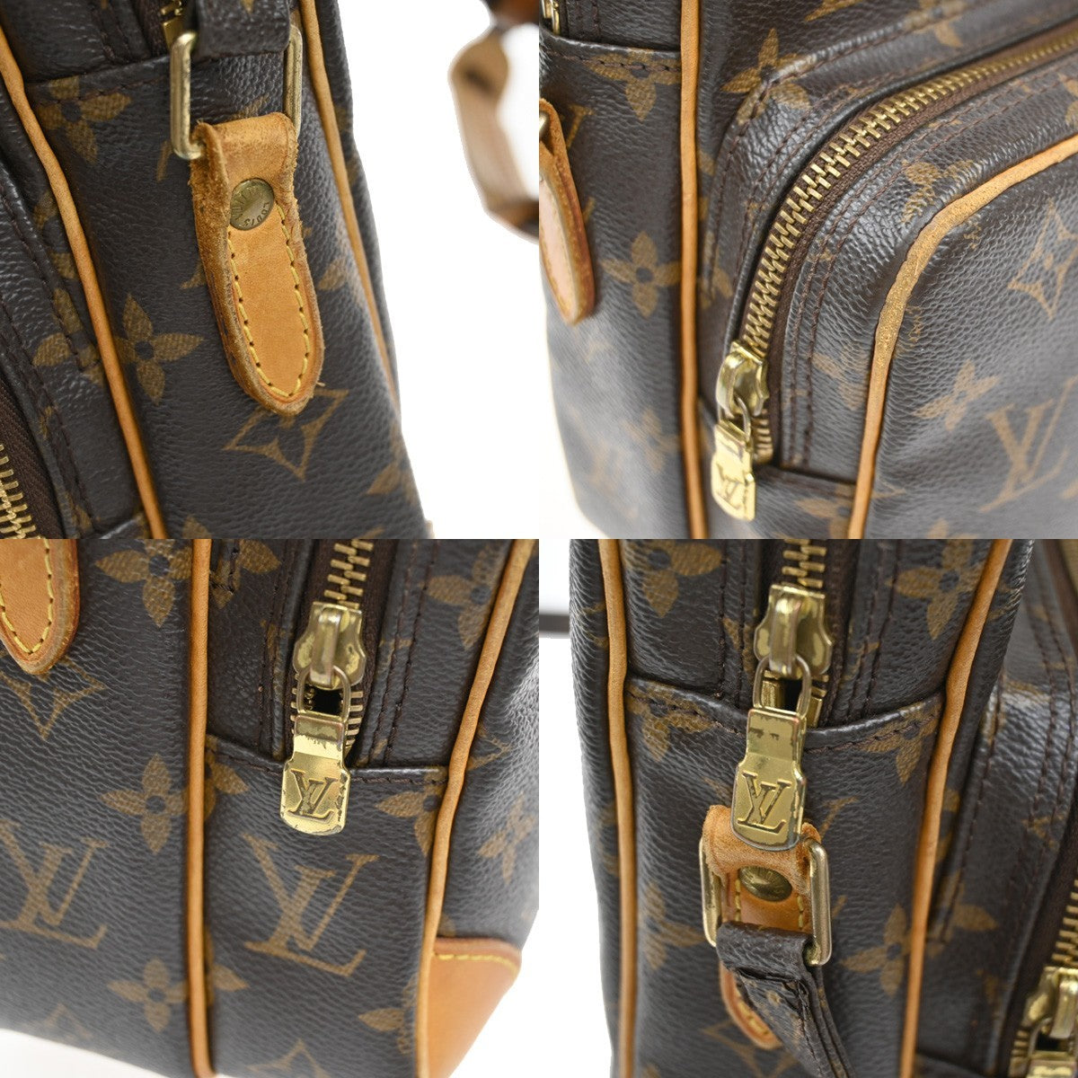 LOUIS VUITTON Amazon Crossbody Shoulder Bag Monogram Leather BN M45236 82EF923